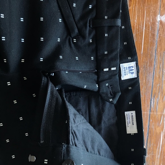GAP Signature Skinny Ankle Pant, Black Geo Print - Picture 9 of 14